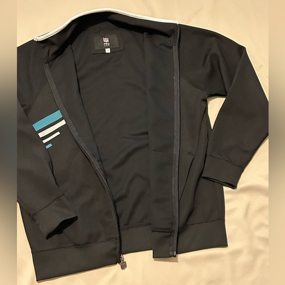 Vintage NFL Proline Jacksonville Jaguars Ribbed Zipper Jacket - L - Picture 9 of 14